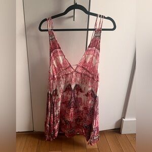 Free People flowy open back dress